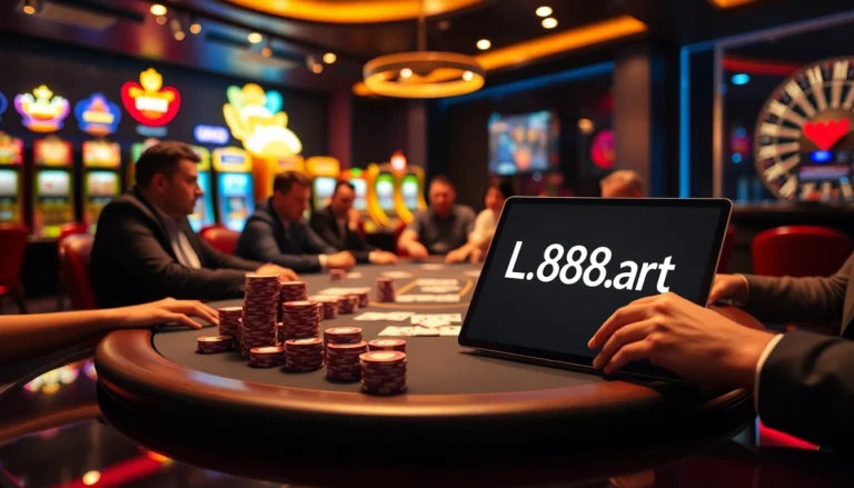 Experience thrilling moments at the poker table with players at LC88, showcasing excitement and strategy in online gambling.